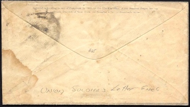 Rear of Envelope
